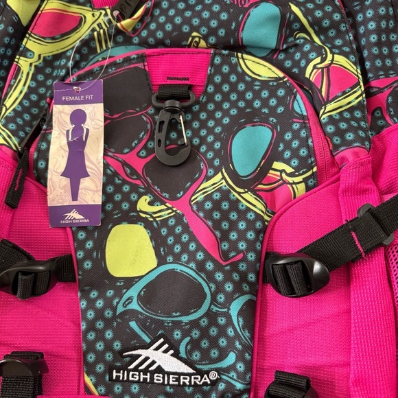 High Sierra loop hiking outdoors backpack hot pink NWT - Picture 3 of 12